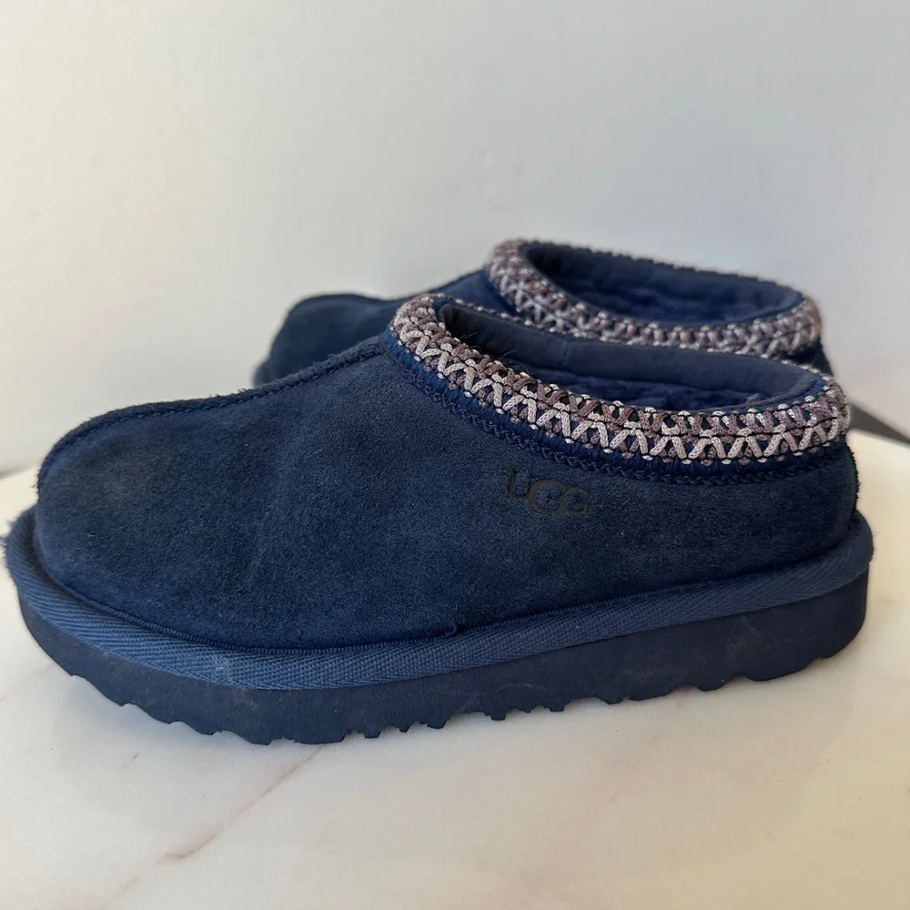 UGG TASMAN II Slipper Navy blue  Slip on Shoes Toddler Size 10